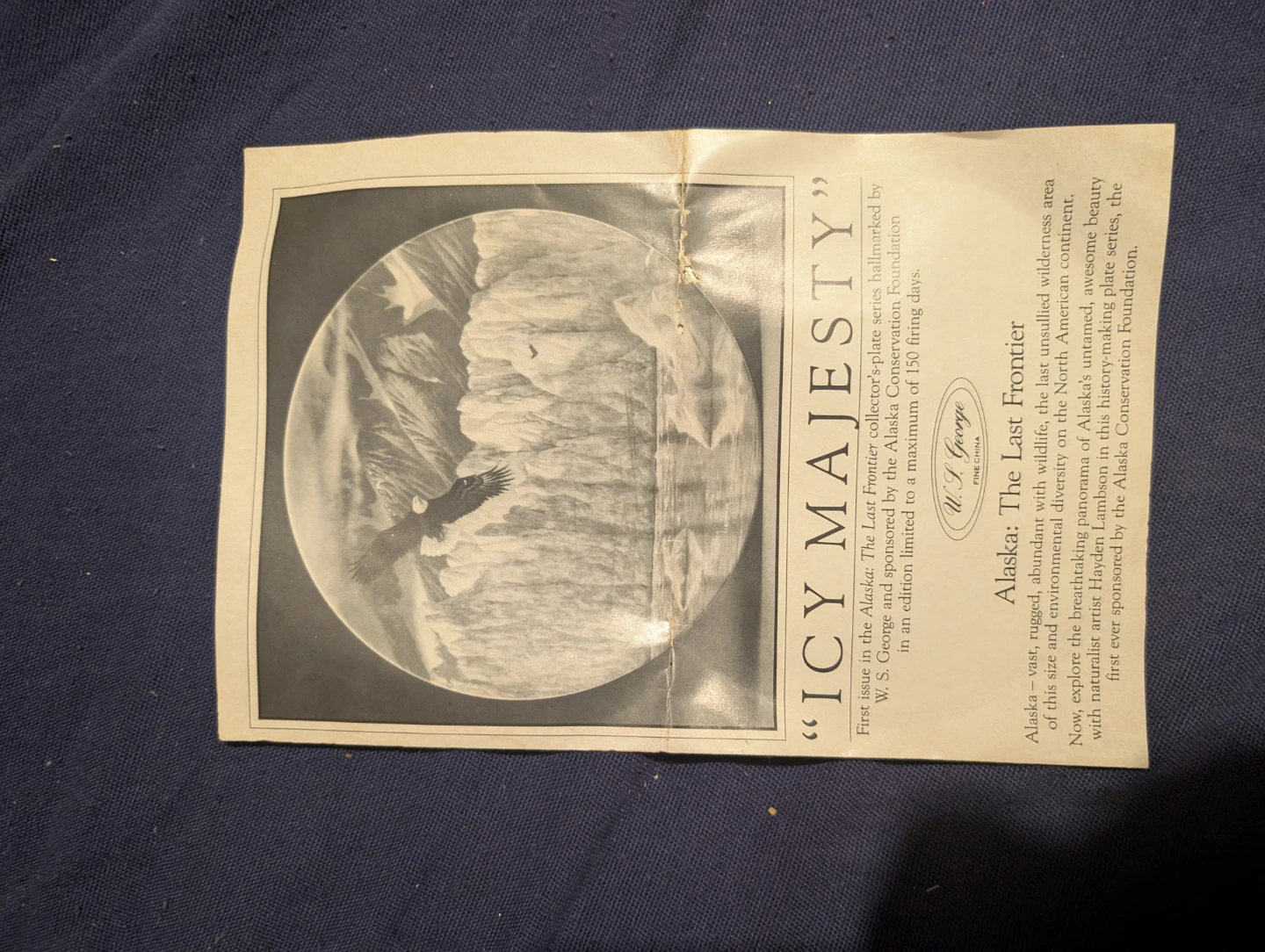 W.S. George Icy Majesty Collector Plate - photo 3