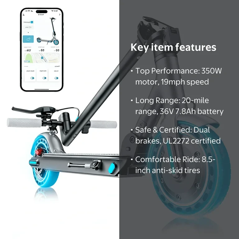 New In Box Electric Foldable Adult Scooter - photo 5