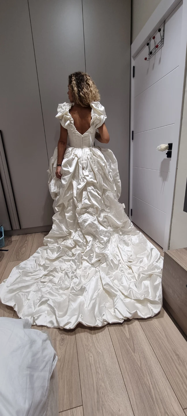 Custom Handmade Bridal Gown — Worn Once 🏈