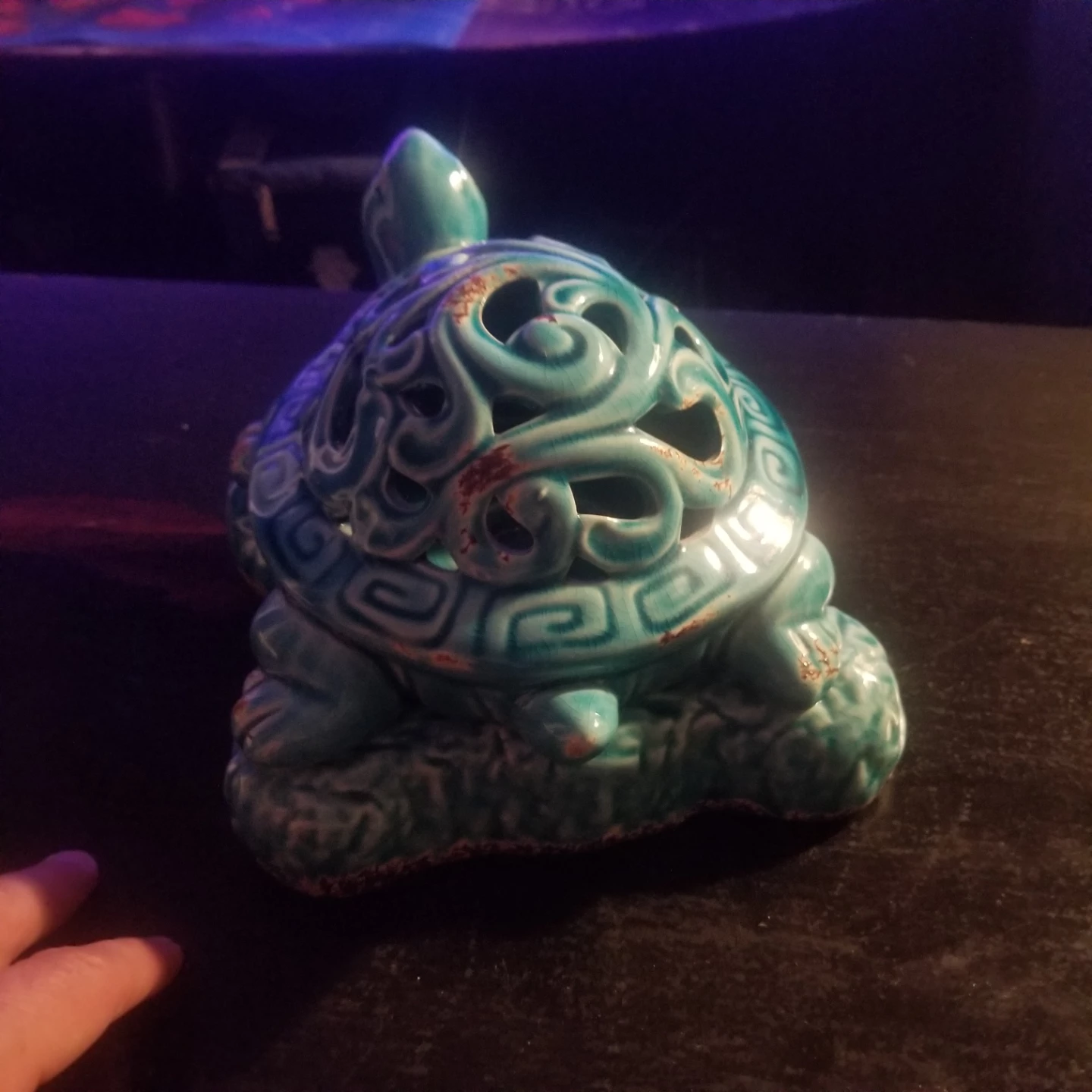 Ceramic Turtle Candle Holder - photo 3