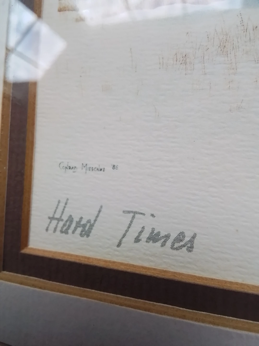 "Hard Times" by Conrad Mieschke (Canadian, 1938–) – Hand-Signed - photo 4