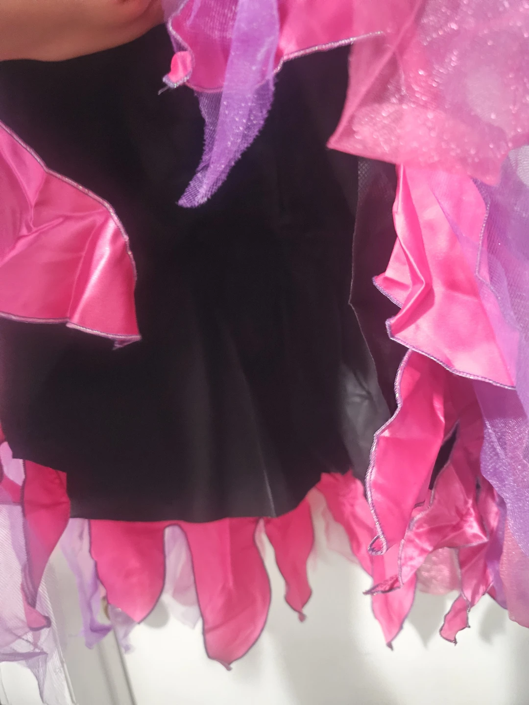 Girls Purple and Pink Witch Costume Dress - photo 4