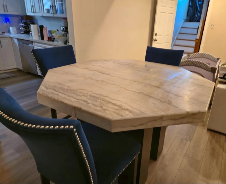 Cami Genuine Marble Dining Set