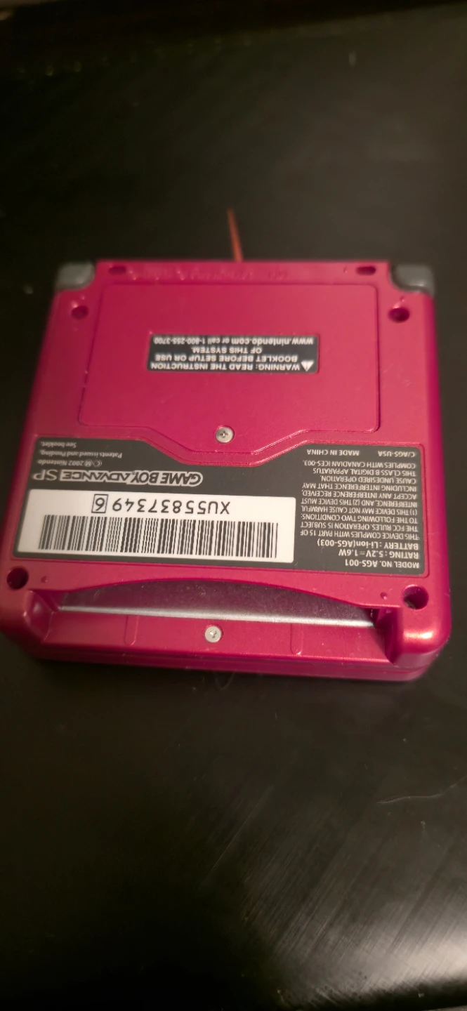 Red Nintendo Game Boy Advance SP - photo 3