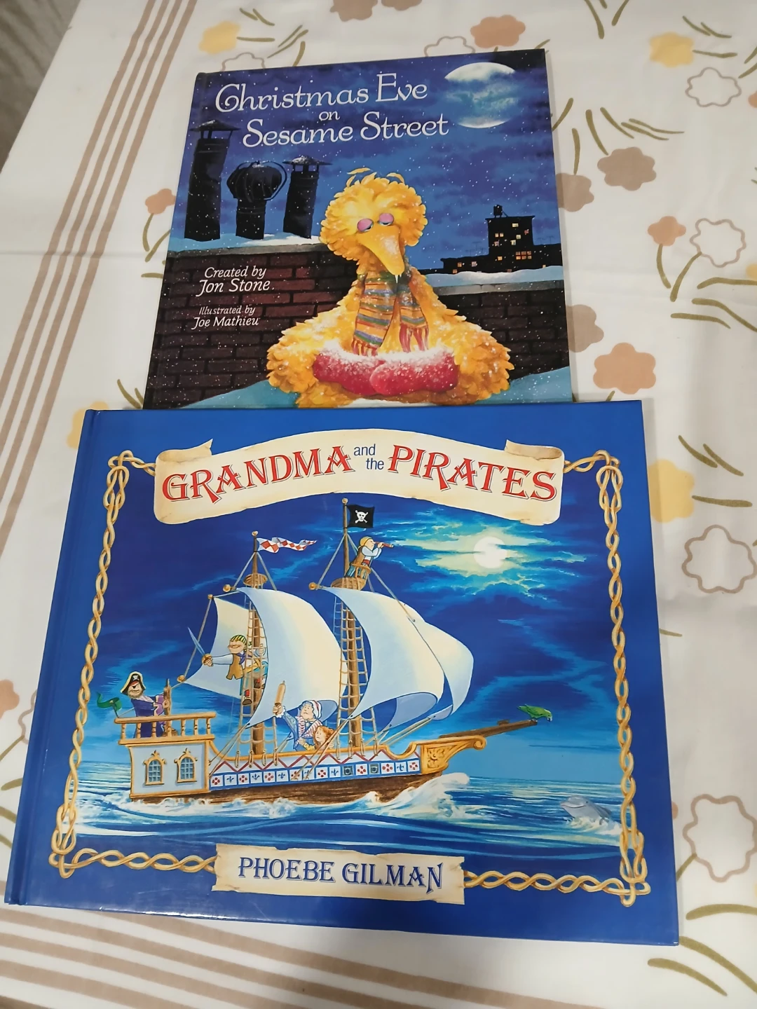 Two Children's Books: Sesame Street and Grandma and the Pirates