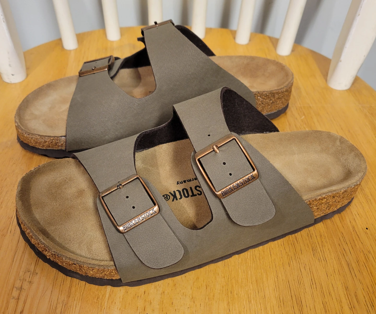 NEW Birkenstock Women's Arizona Stone Sandals Size 38 / 7 8 - photo 2