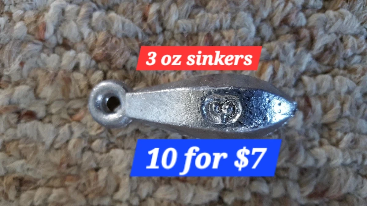 2 oz Fishing Sinkers (10 Count) - photo 2