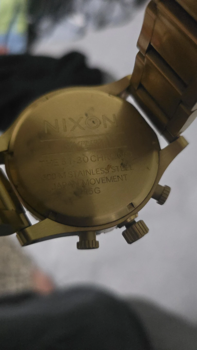 Nixon The 51-30 Chrono Gold Watch - photo 3