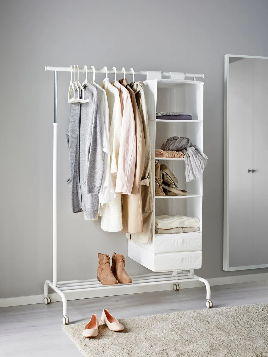 IKEA RIGGA Clothes Rack White - photo 2