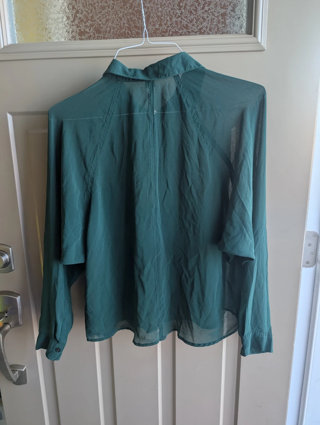 Forever 21 Sheer Green Blouse - photo 2