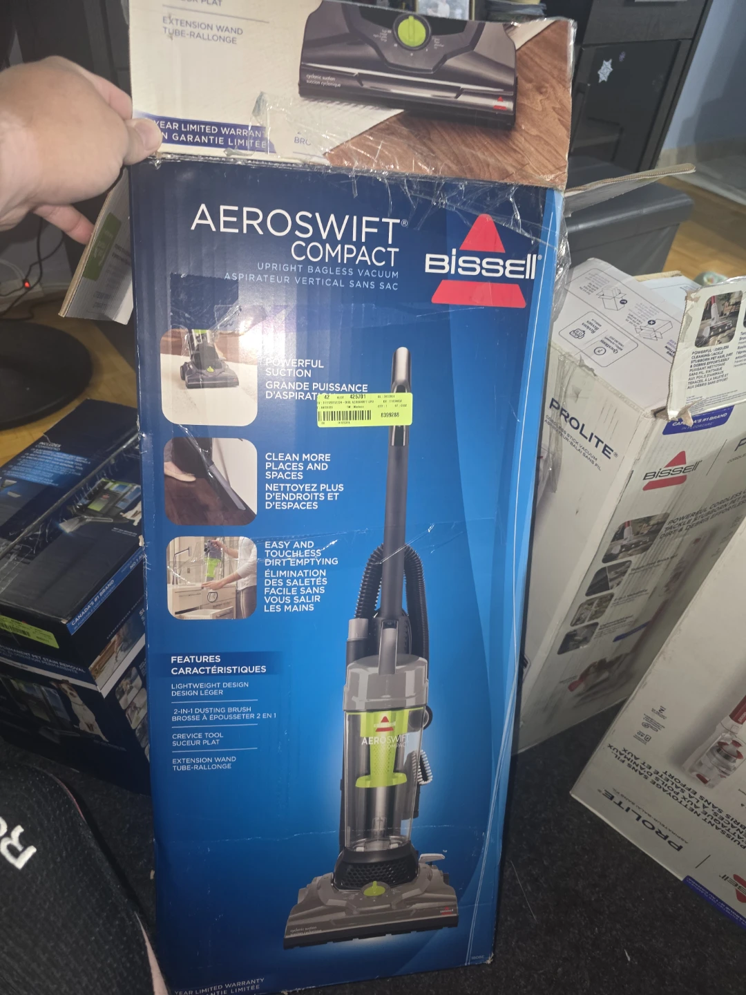 BISSELL AeroSwift Compact Upright Vacuum 1808E - photo 2