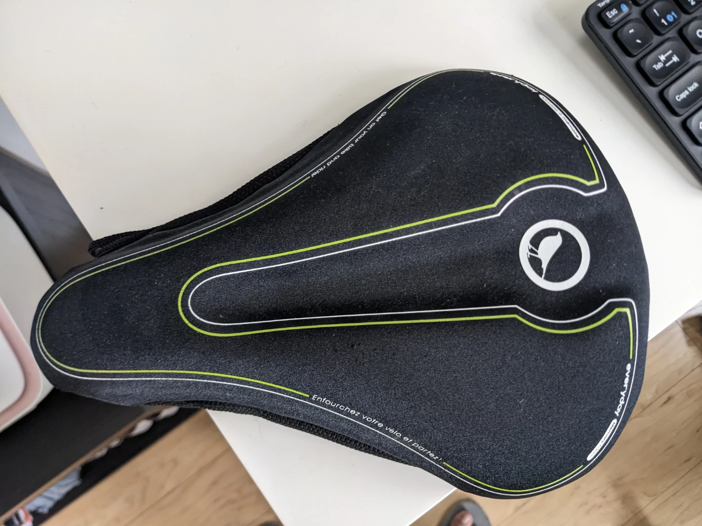 Black Bicycle Seat Cover