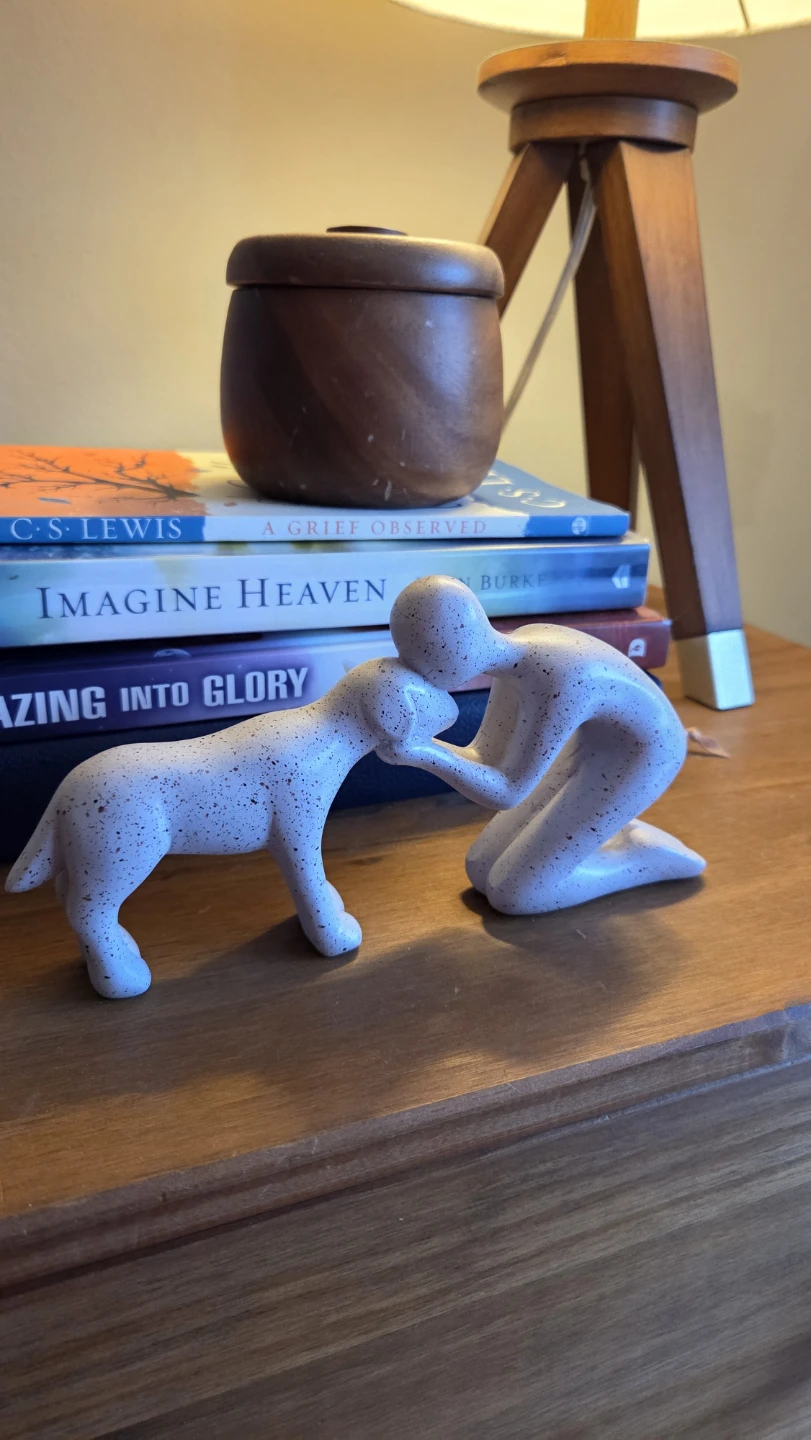 Bestfriends - Man & Dog Figurine *new