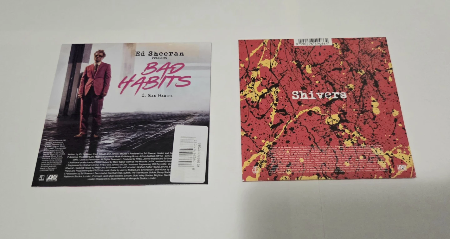Ed Sheeran Signed Singles - photo 2