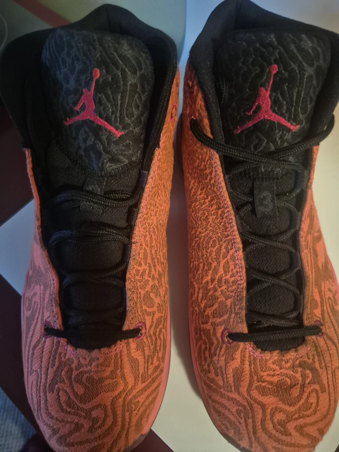 Air Jordans. Super Fly 4. JCRD gym red 2017