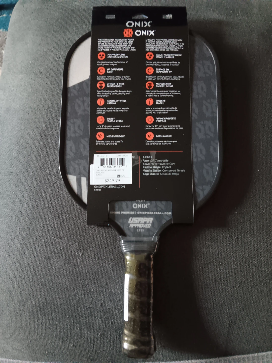 Onix Evoke Premier Pickleball Paddle
