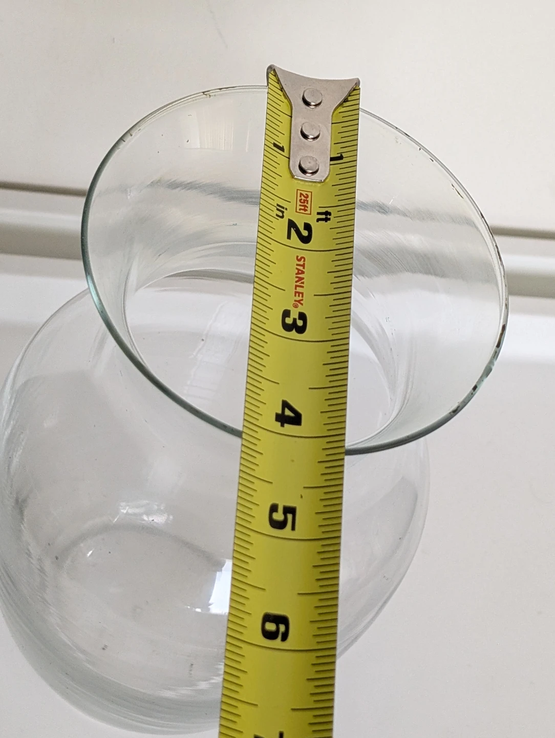 Clear Glass Vase 🏈 - photo 3