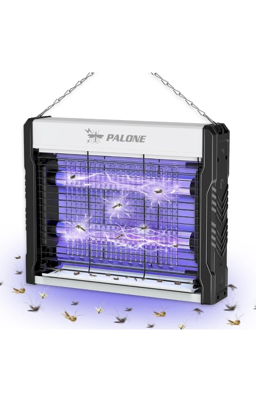 NewPALONE Bug Zapper, LED Electric Fly Swatter Hanging Function