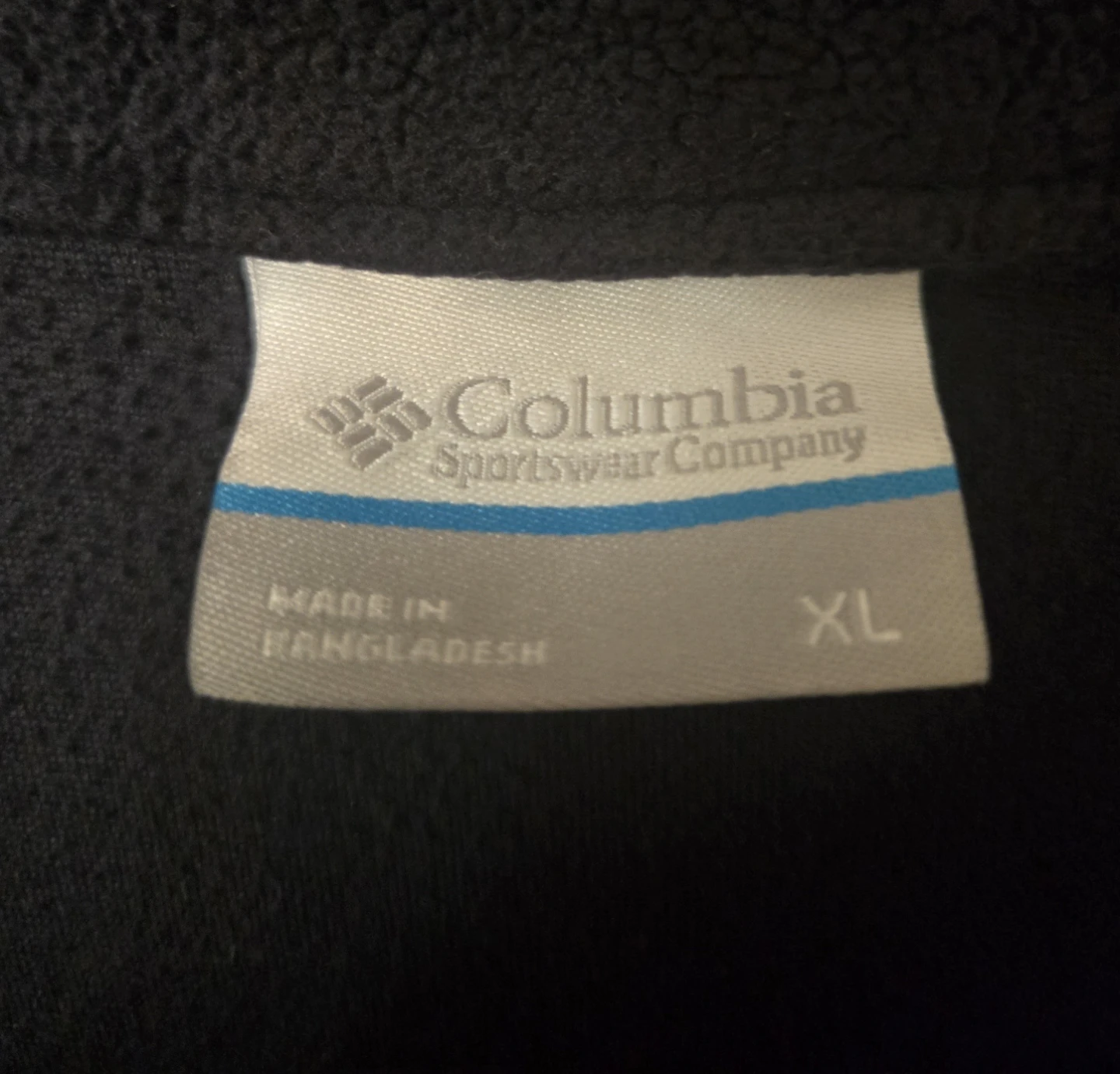 Men's Columbia Fleece. X-LARGE, XL black 1/4 zip. EUC. - photo 5