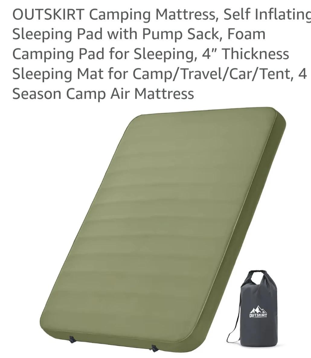 Brand New Self-Inflating Sleeping Pad