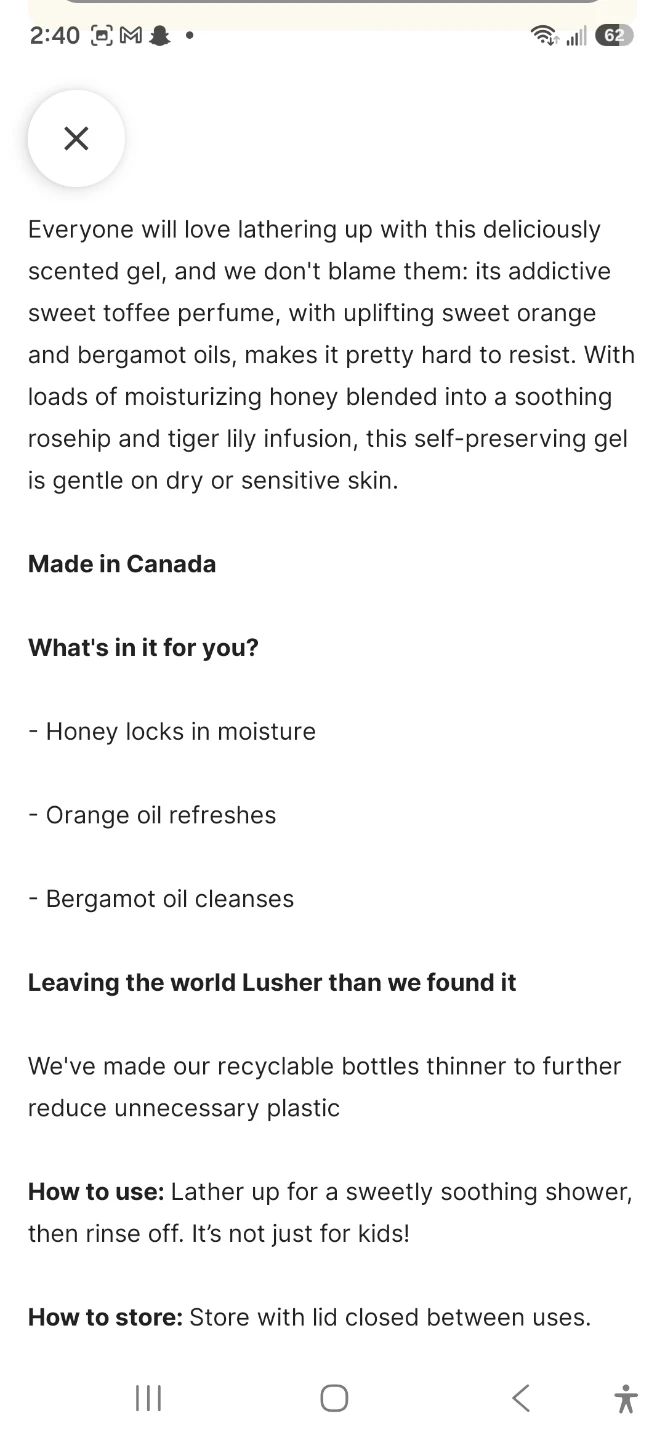 Lush Honey I Washed The Kids Shower Gel - photo 2