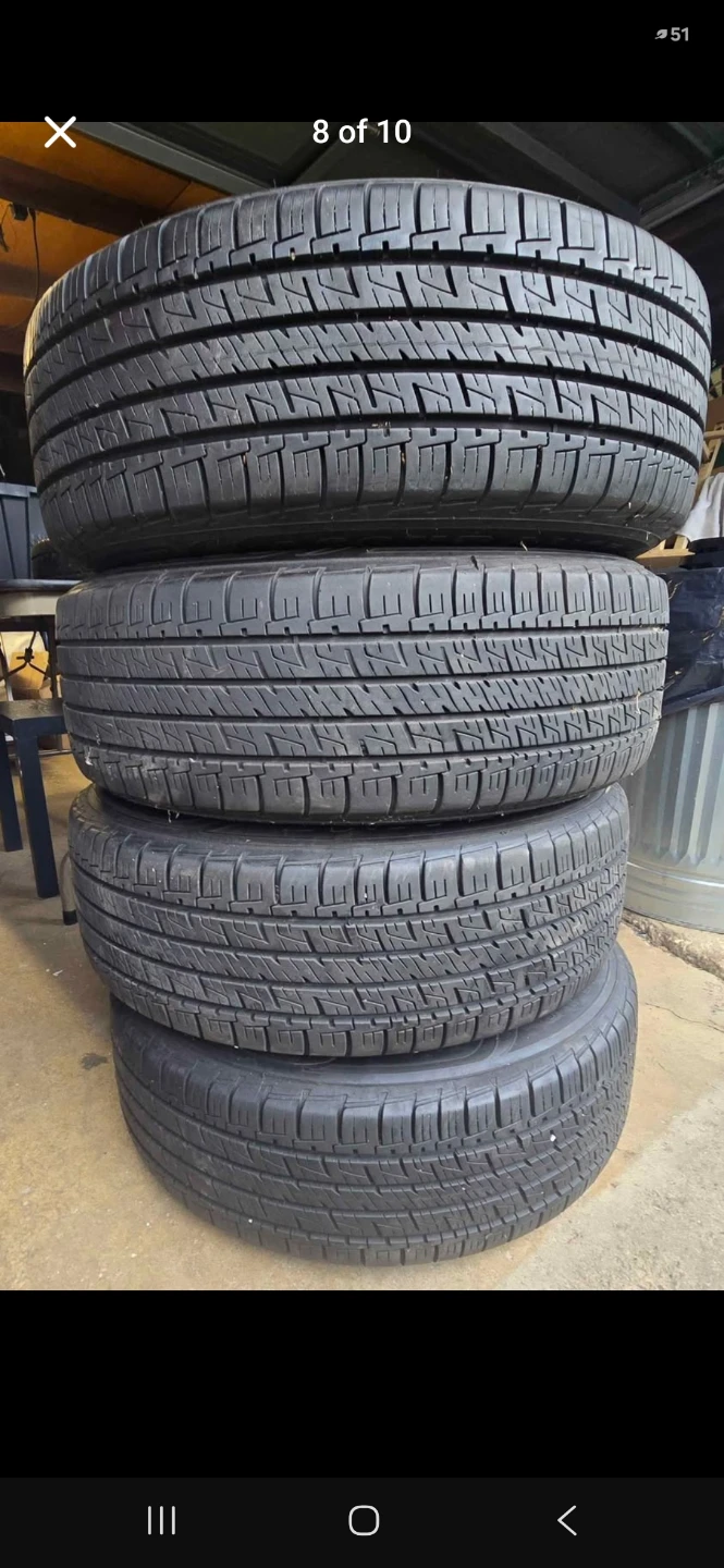 Jeep 17” Wheels w/ Goodyear Tires + Spare – Set of 5