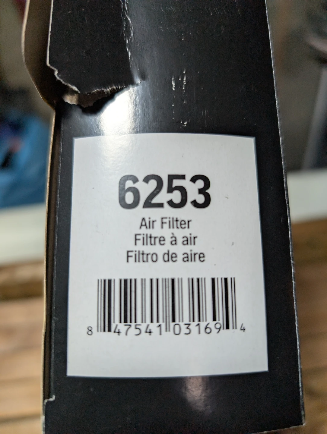 NAPA Gold Air Filter 6253 - photo 2