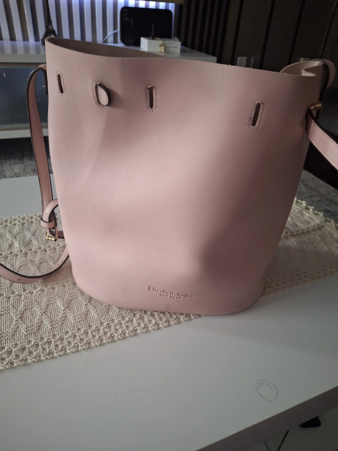 Elizabeth Arden Pale Pink Bucket Bag 🏈 - photo 3