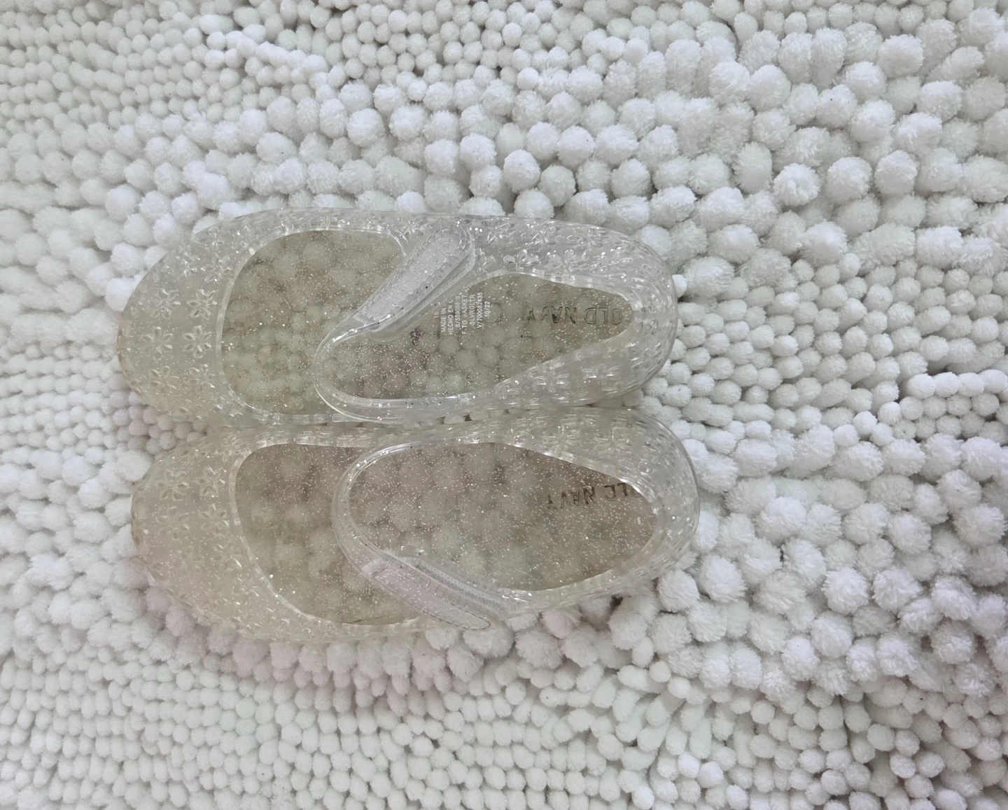 Old Navy Glitter Jelly Shoes