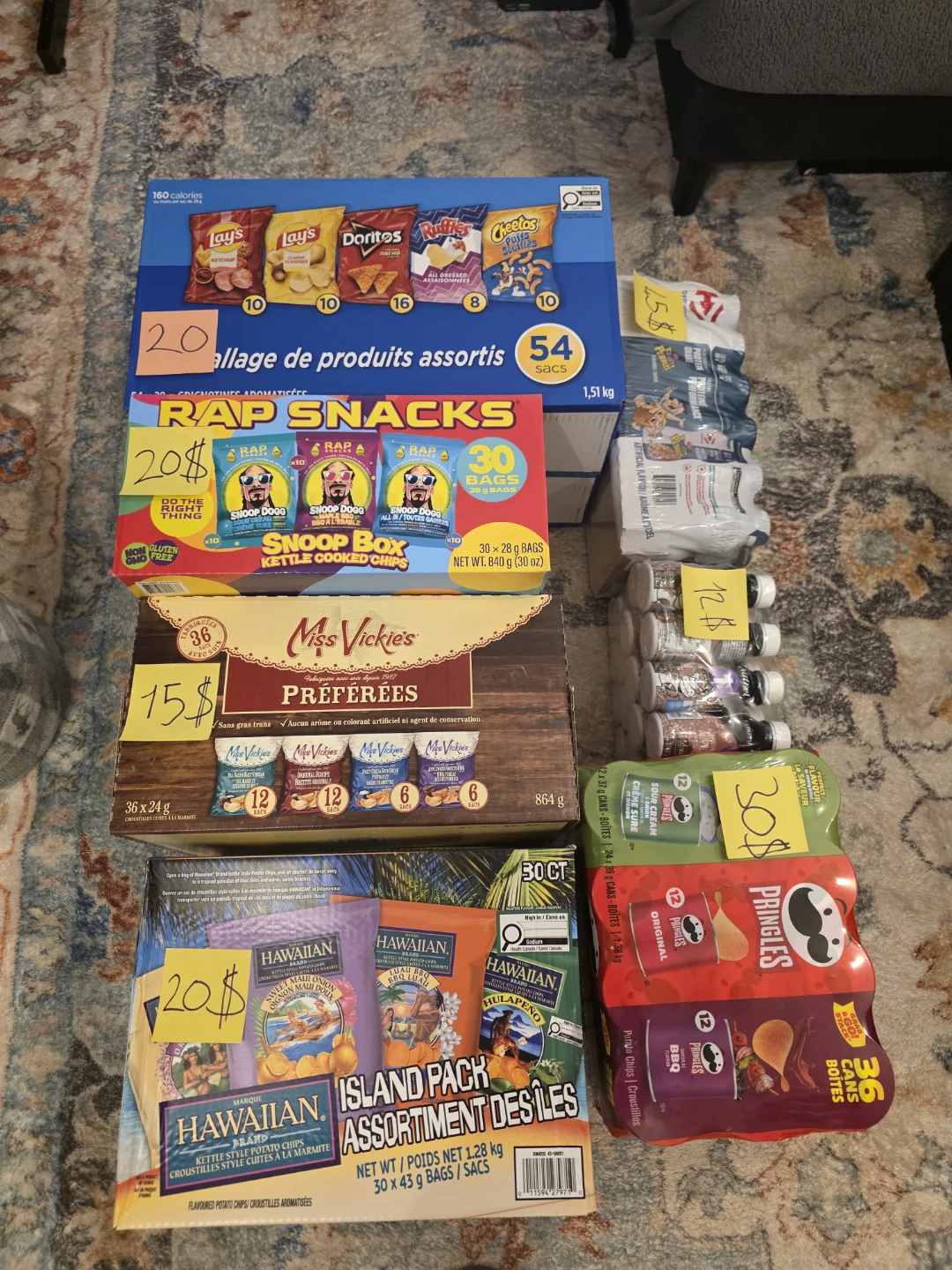 Assorted Snack Boxes and Beverages - photo 2