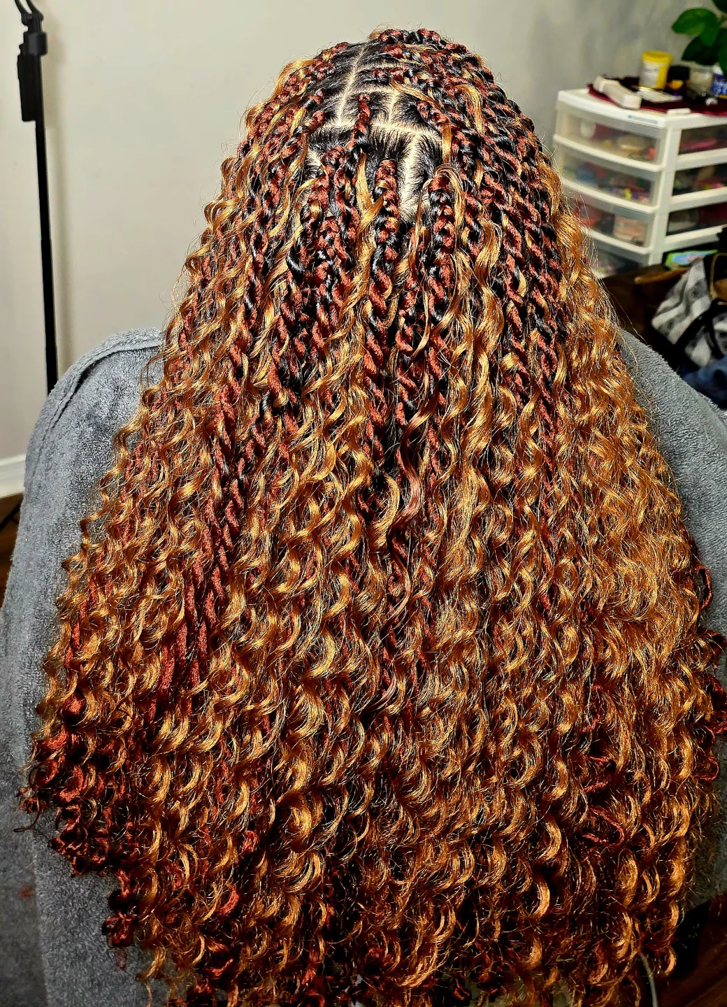Boho Knotless Braids Hairstyle - photo 2