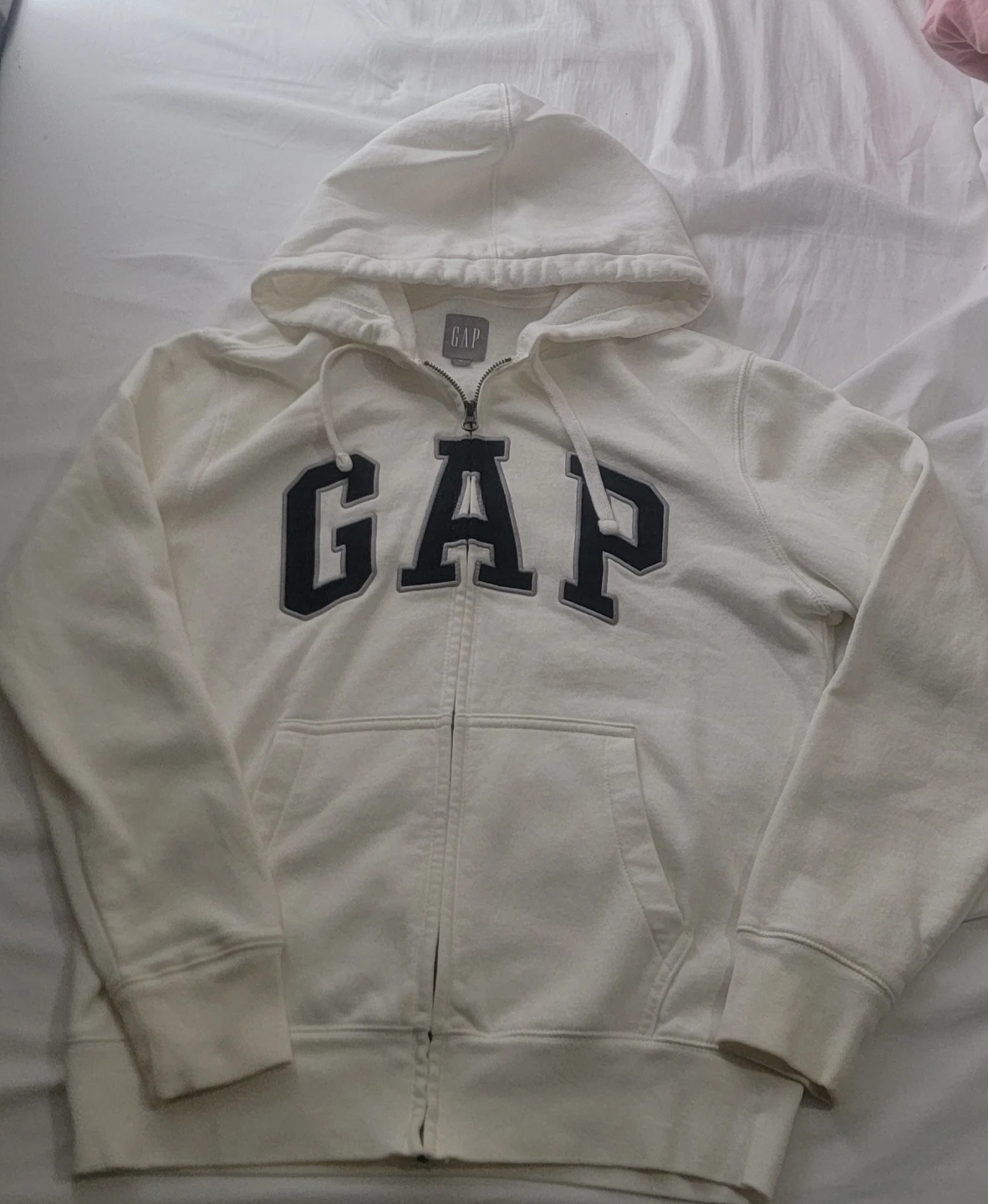 GAP Full-Zip Hoodie White