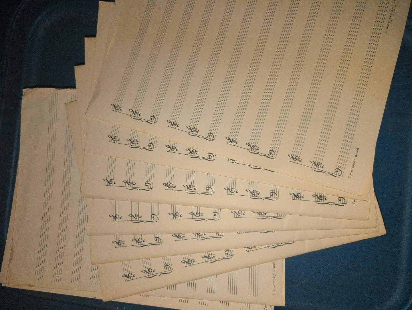 Frederick Harris Conservatory Brand Music Paper - photo 2