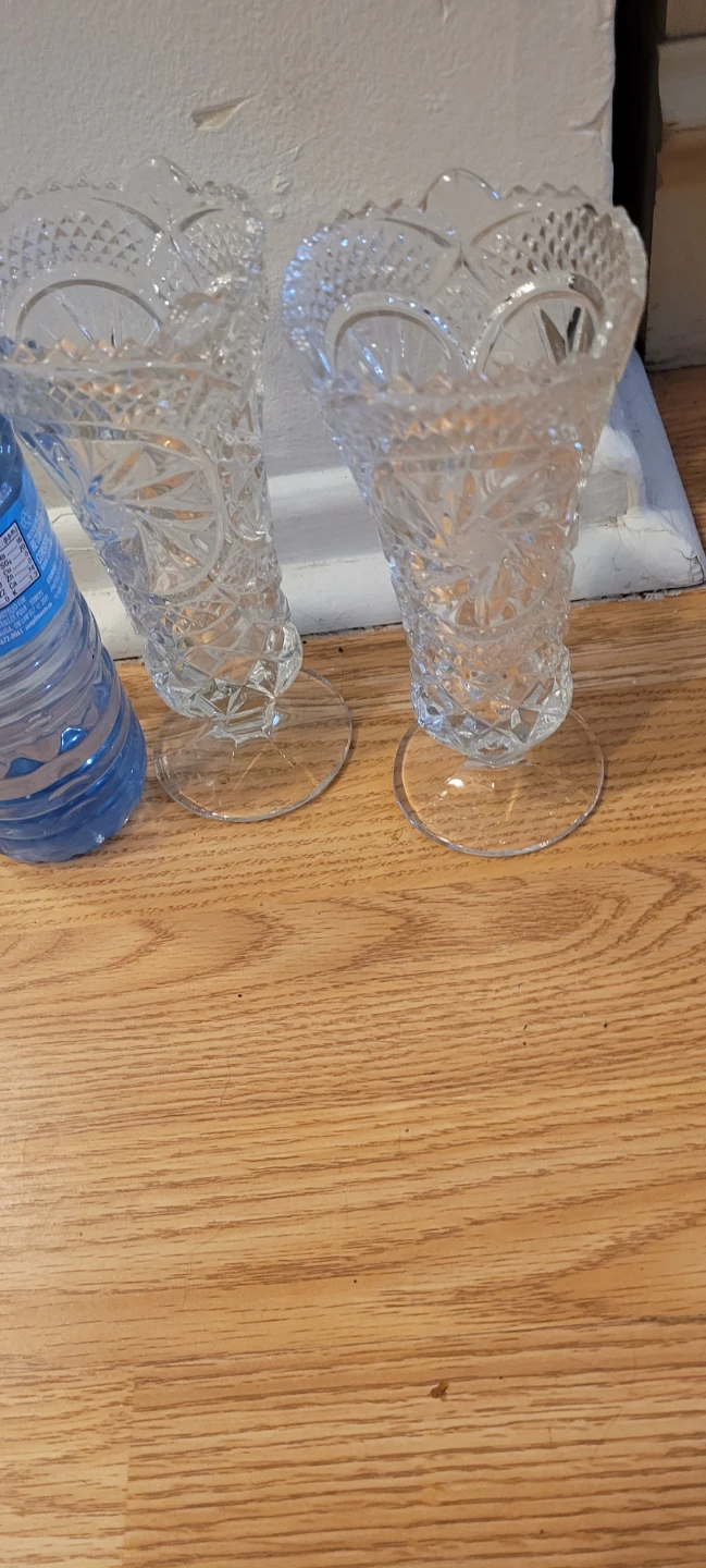 Set of Two crystal Vases - photo 4
