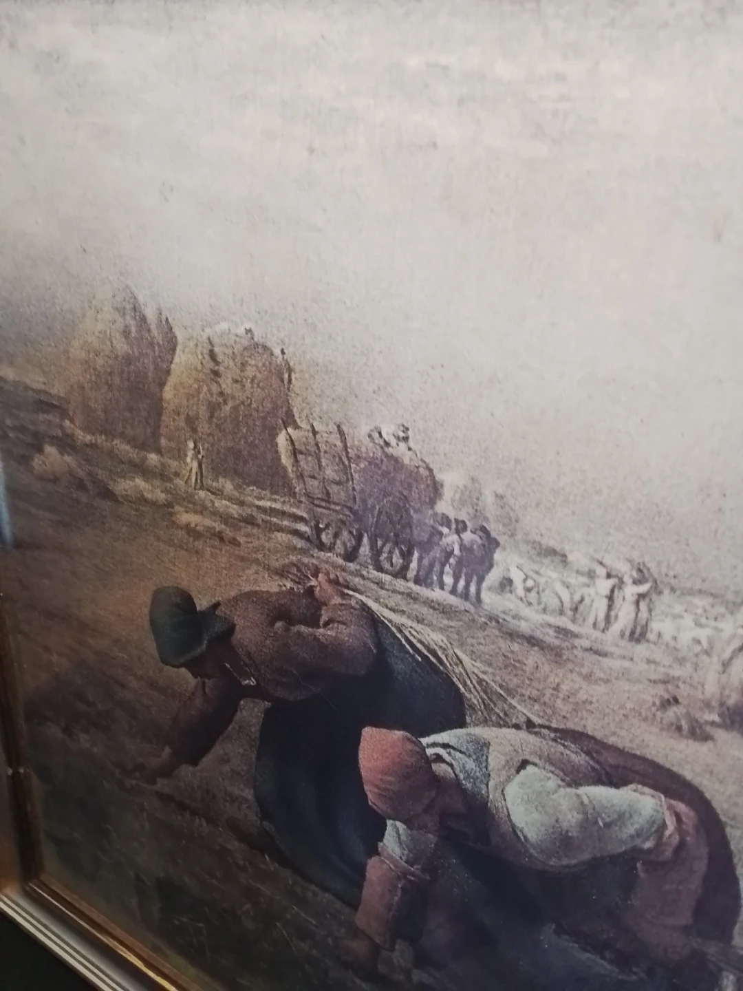 Vintage Framed Art Print "The Gleaners" by Jean-François Millet - photo 3