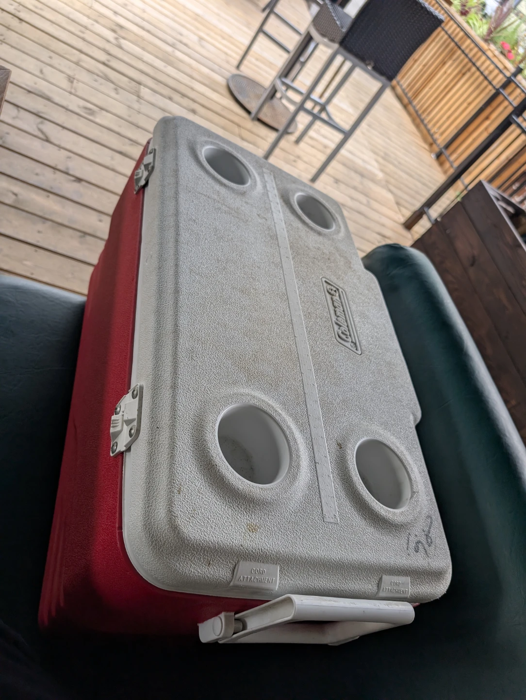 Coleman Hard Cooler Red - photo 3