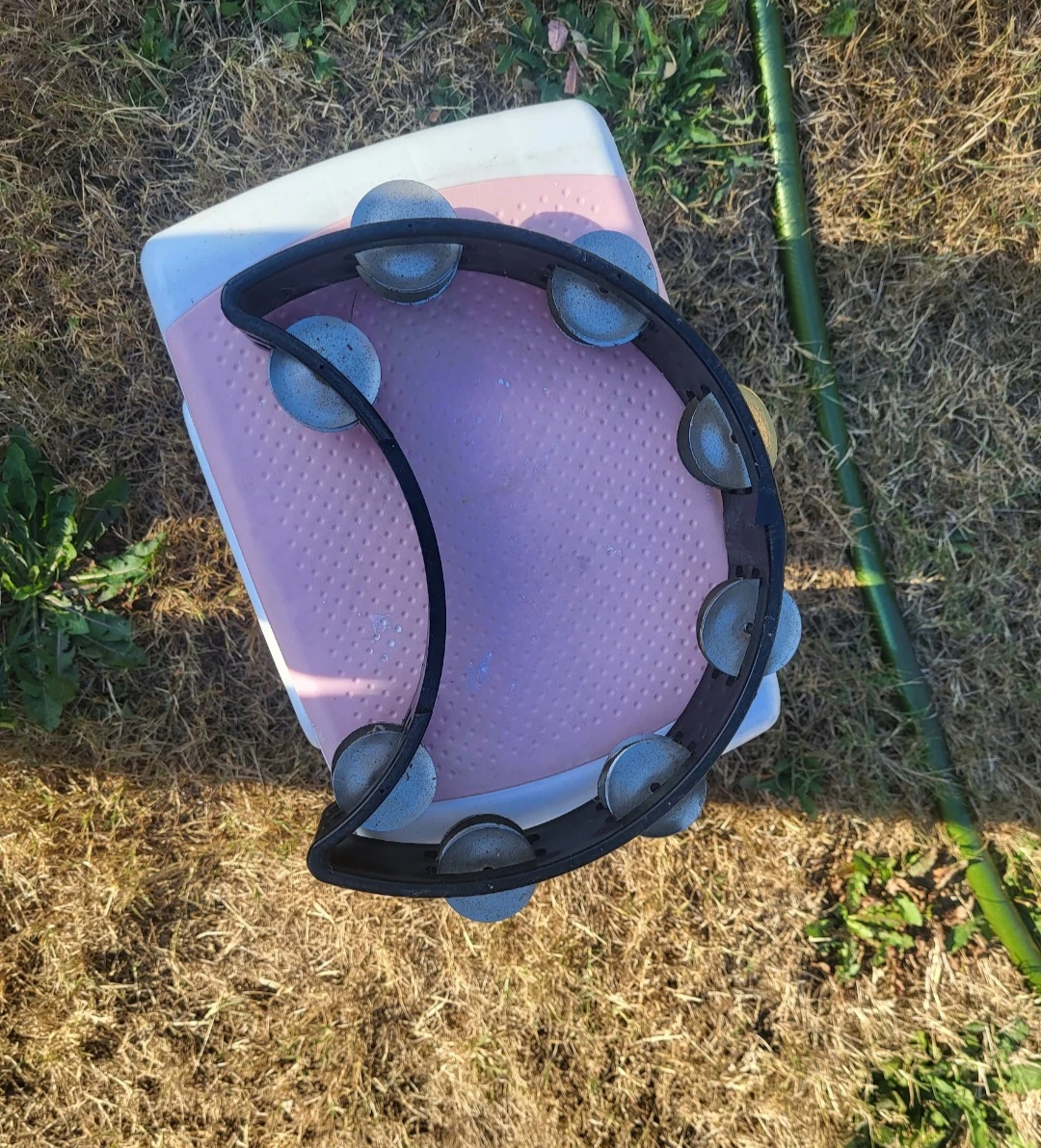 Black Crescent Tambourine - photo 2