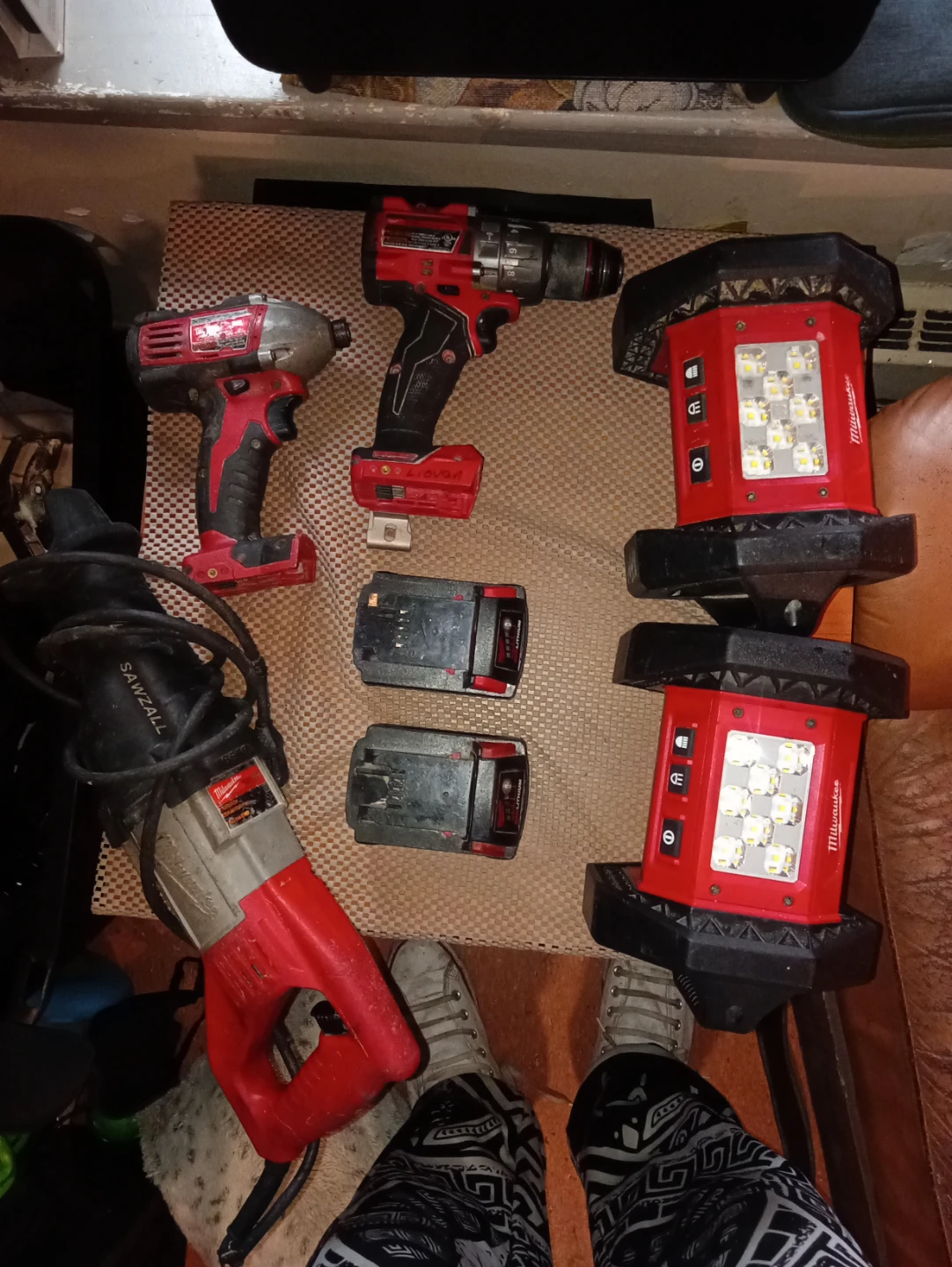 Milwaukee M18 Power Tool Set and Accessories