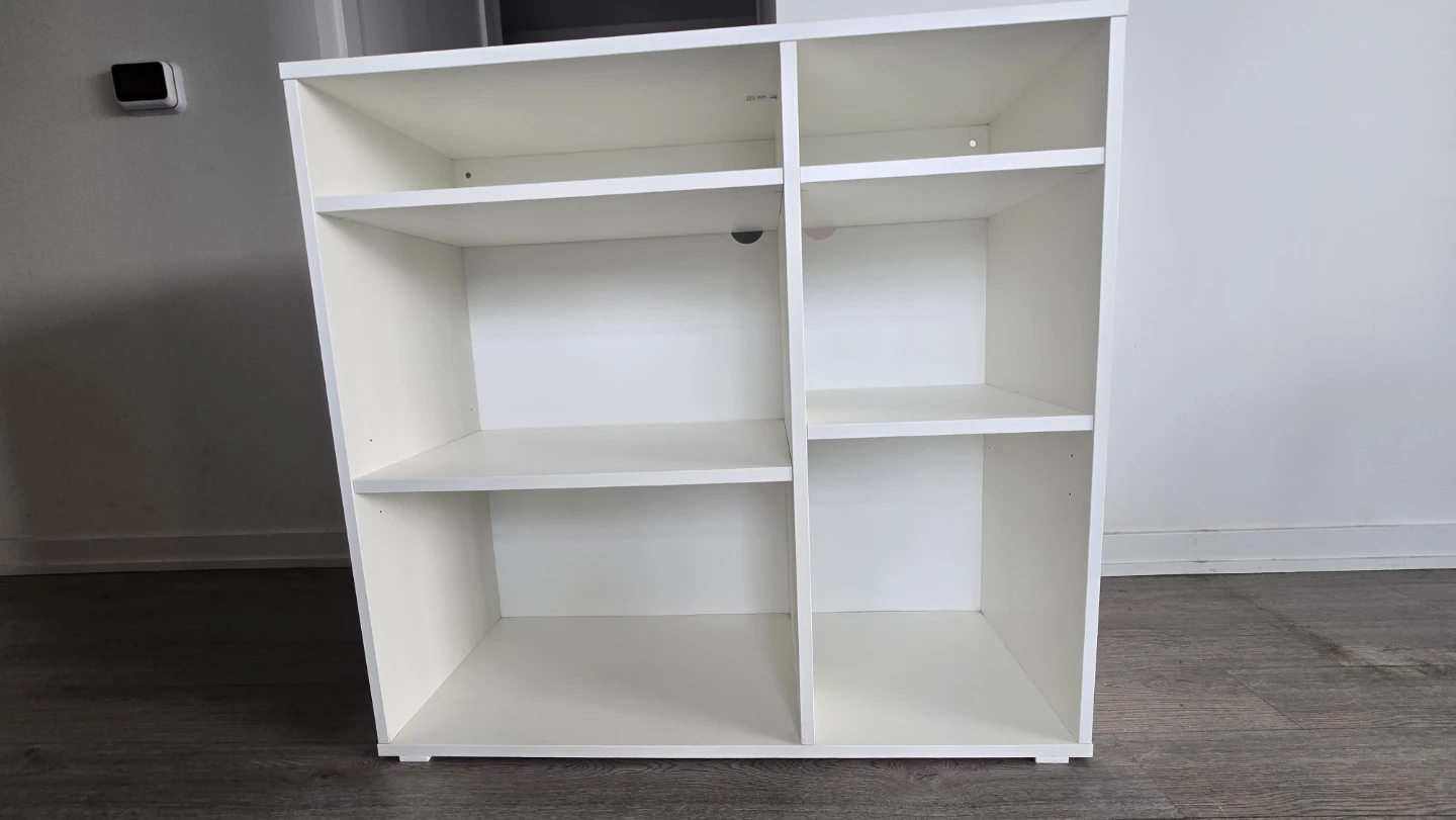 IKEA VIHALS White Shelving Unit / Cabinet - photo 2