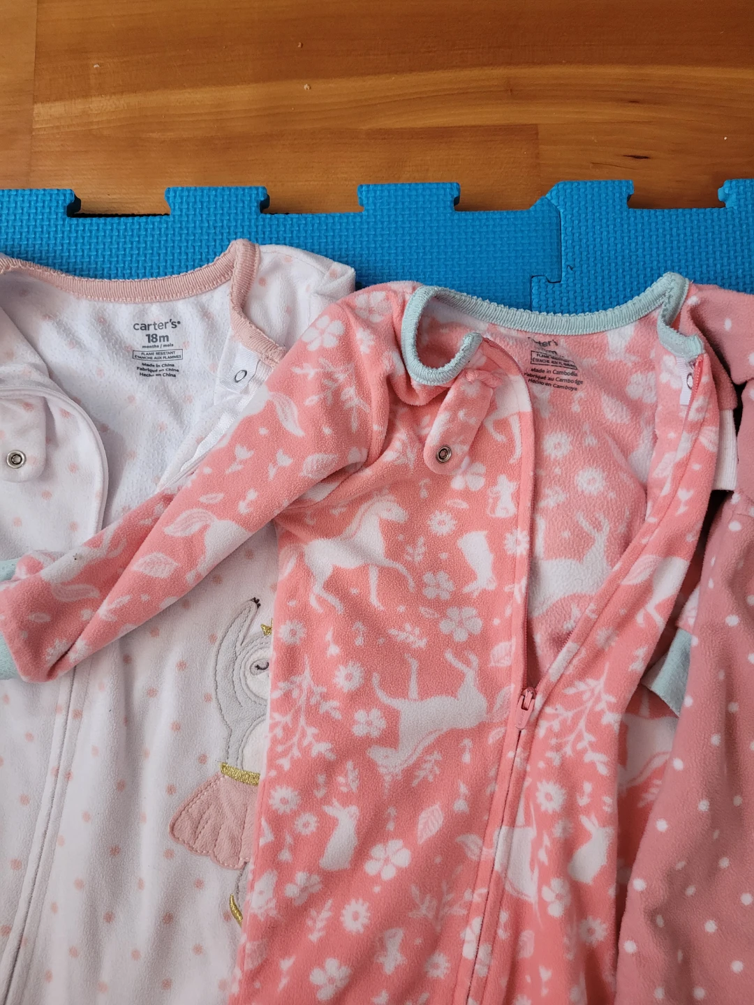 Carter's Baby Sleepers, Size 18m, Set of 3 - photo 3