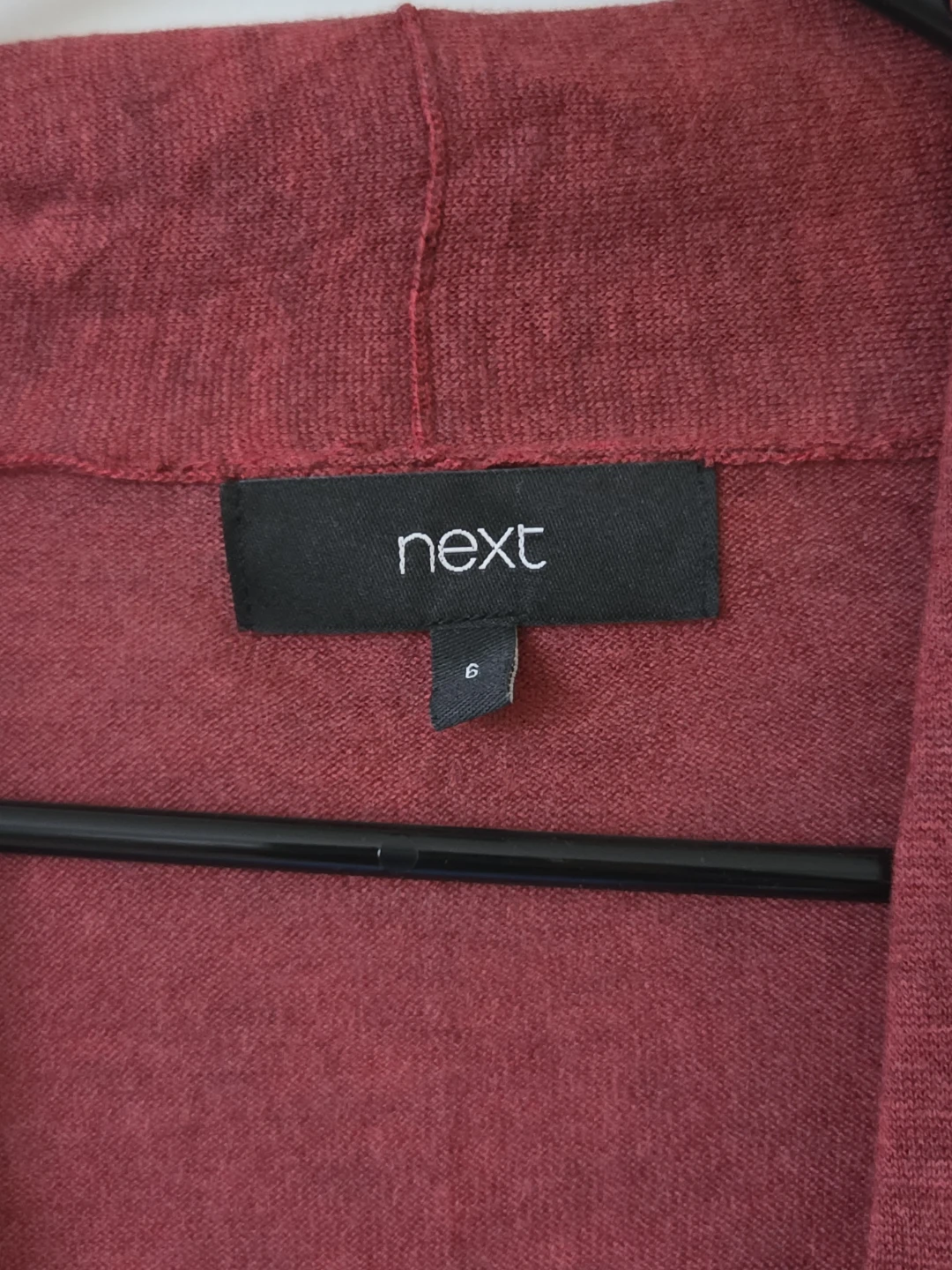 Red Open Cardigan 🏈 - photo 2
