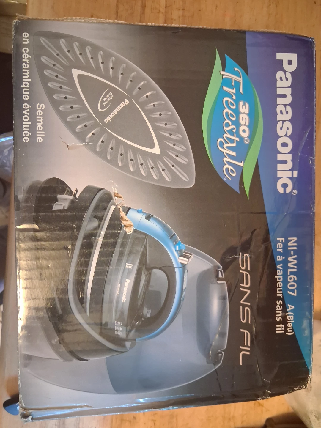 Panasonic 360 Freestyle Cordless Steam Iron NI-WL607