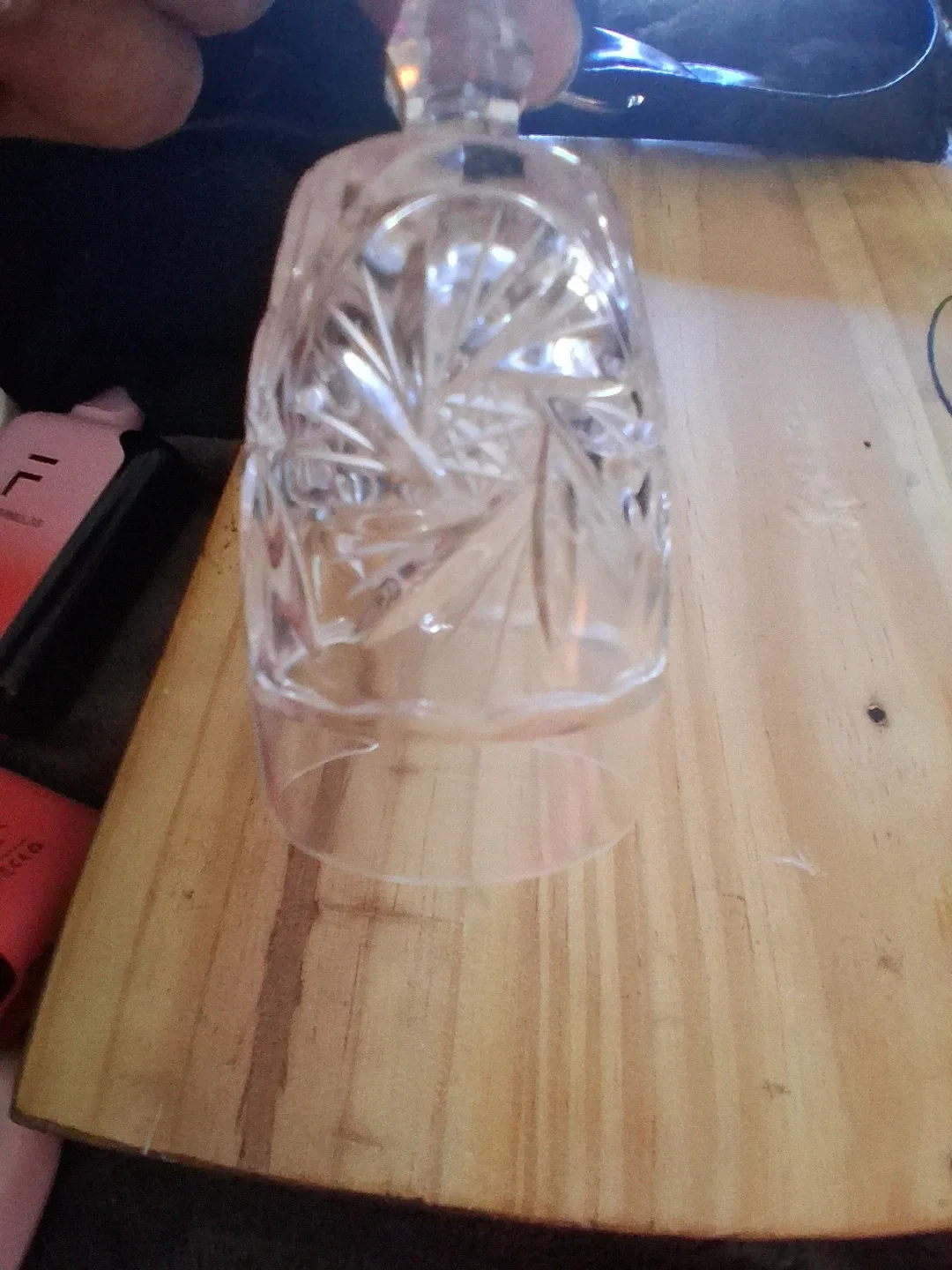 Vintage Clear Crystal Decorative Bell - photo 5