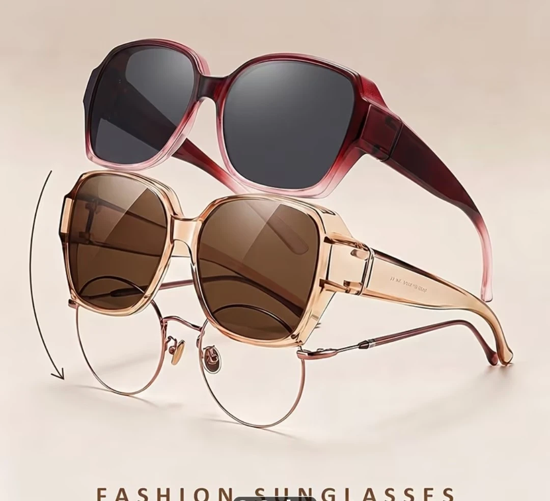 Women's Fit over Red & Clear Frame Sunglasses - photo 3