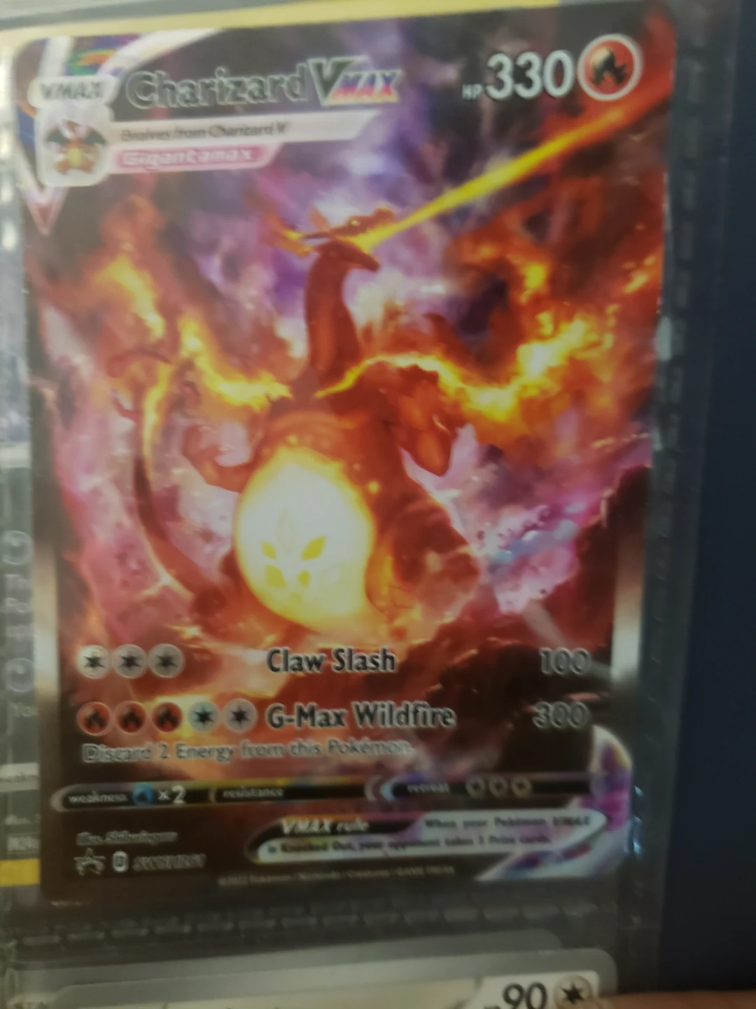 Pokemon Charizard VMAX Trading Card