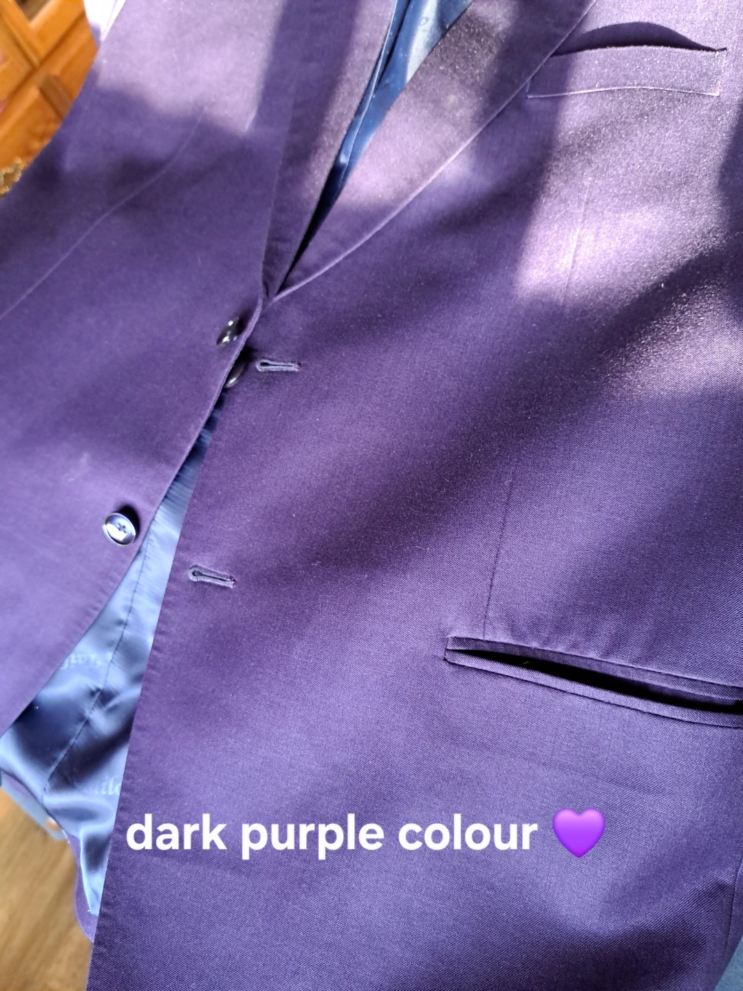 XL Dark Purple Men's Suit - photo 5