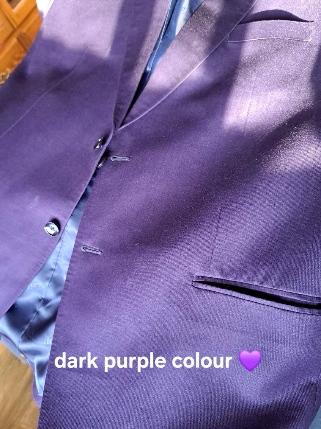 XL Dark Purple Men's Suit - photo 5