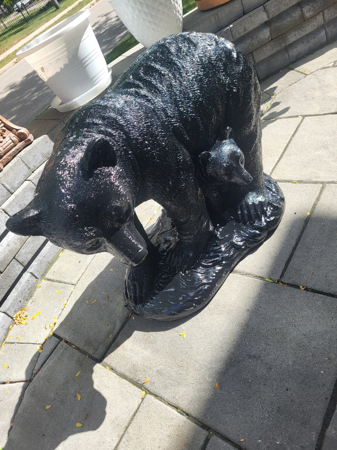 Black Bear Garden Statue - photo 2