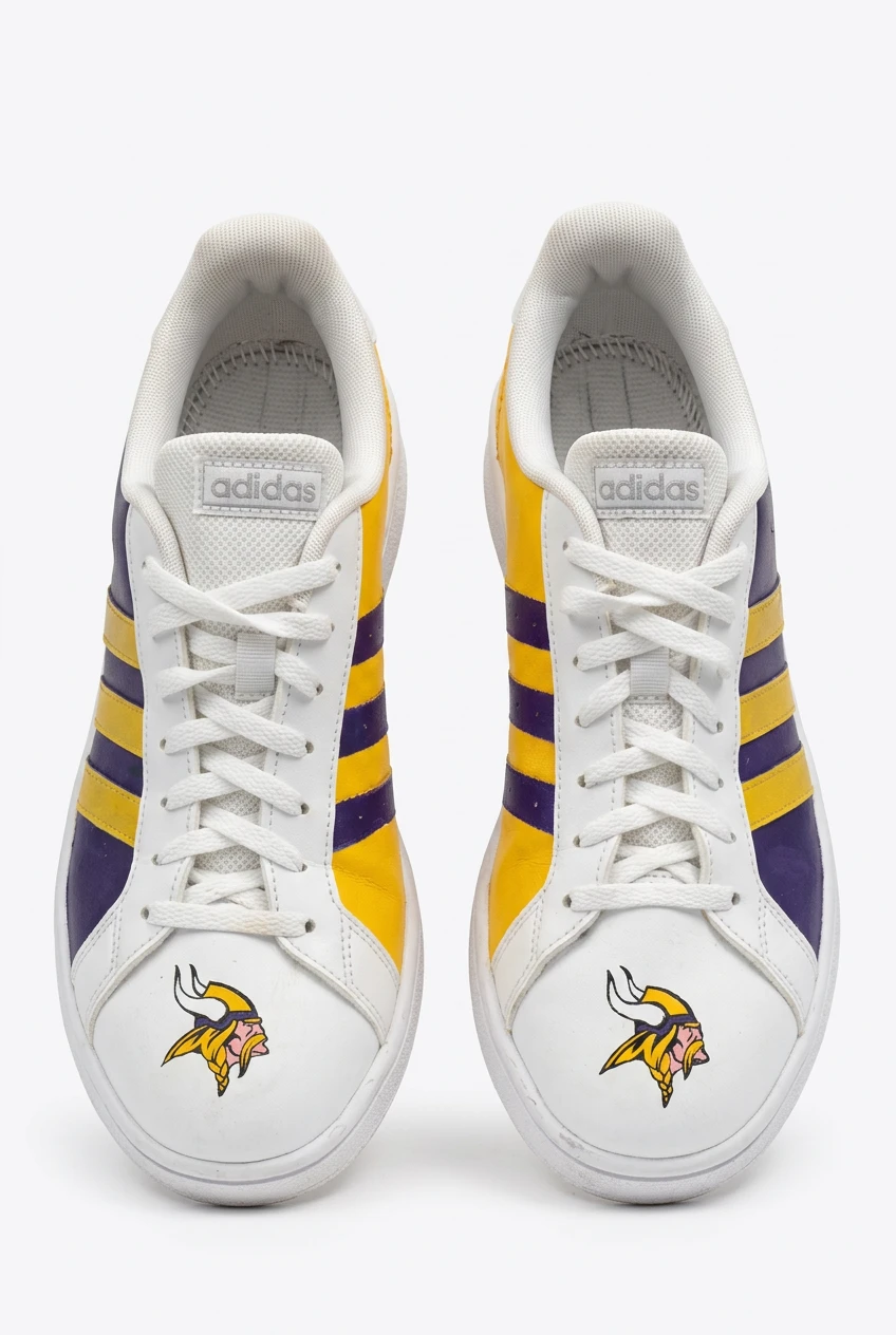Custom Hand-Painted Adidas Grand Court Sneakers