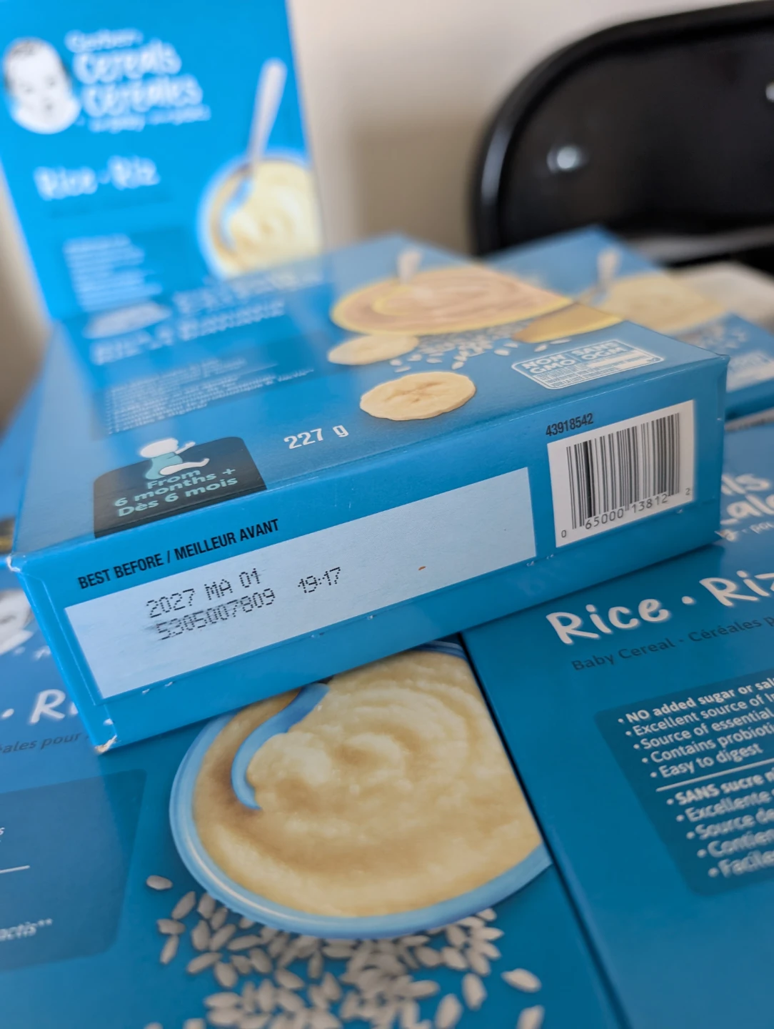 6 Boxes of Gerber Baby Cereal - photo 3